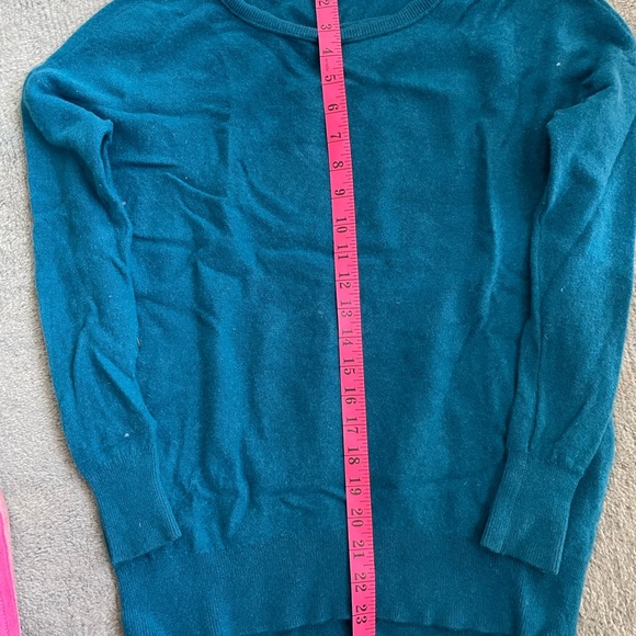 Vince xxs teal colour 100% cashmere sweater - Picture 6 of 6